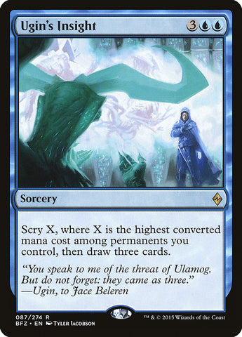 Ugin's Insight [Battle for Zendikar] - The Mythic Store | 24h Order Processing