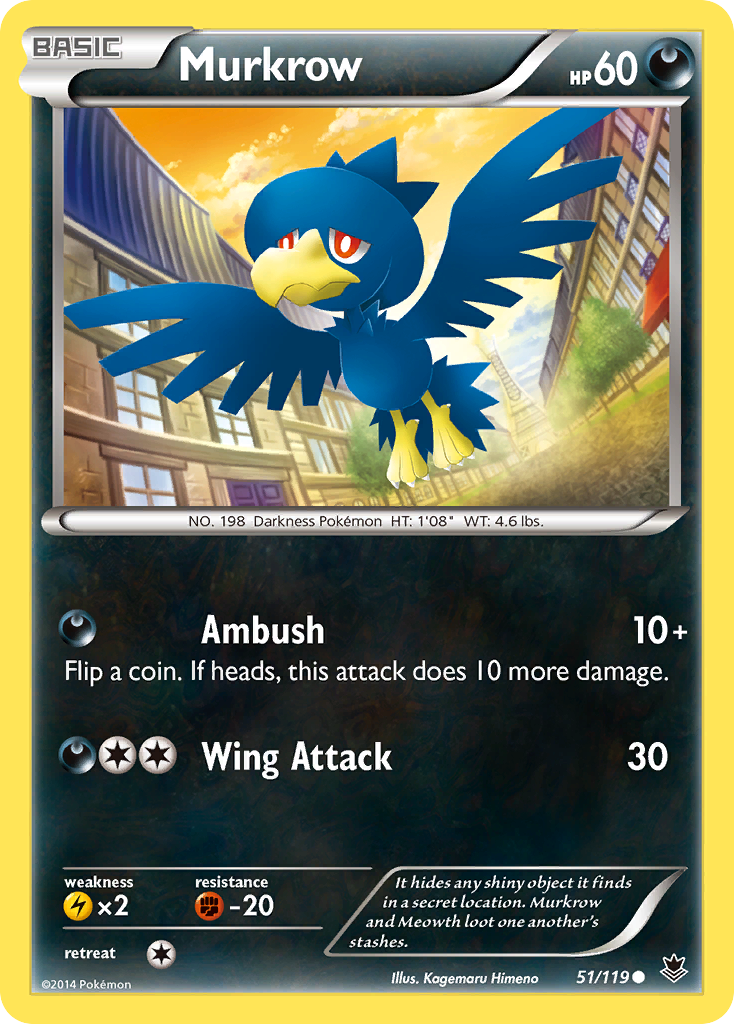Murkrow (51/119) [XY: Phantom Forces] - The Mythic Store | 24h Order Processing
