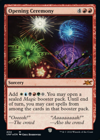 Opening Ceremony (Galaxy Foil) [Unfinity] - The Mythic Store | 24h Order Processing