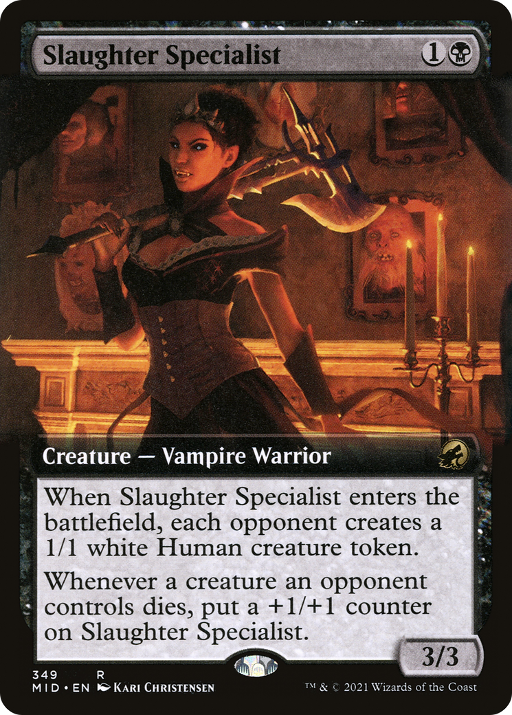 Slaughter Specialist (Extended Art) [Innistrad: Midnight Hunt] - The Mythic Store | 24h Order Processing