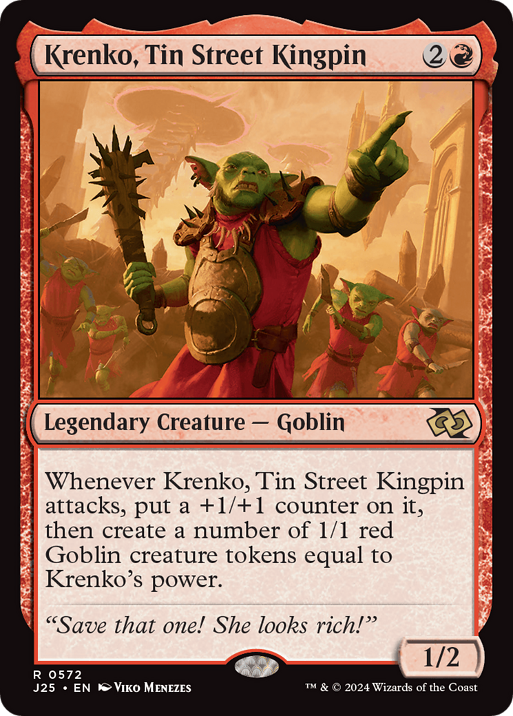 Krenko, Tin Street Kingpin [Foundations Jumpstart] - The Mythic Store | 24h Order Processing