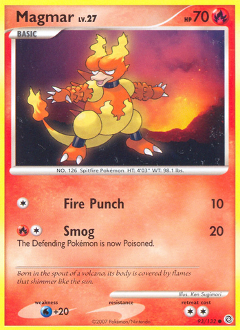Magmar (93/132) [Diamond & Pearl: Secret Wonders] - The Mythic Store | 24h Order Processing