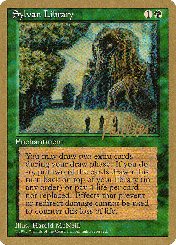 Sylvan Library (Preston Poulter) [Pro Tour Collector Set] - The Mythic Store | 24h Order Processing