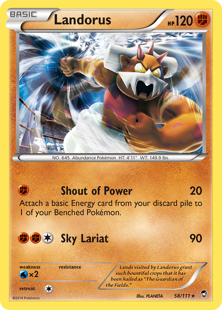 Landorus (58/111) [XY: Furious Fists] - The Mythic Store | 24h Order Processing