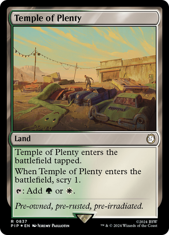Temple of Plenty (Surge Foil) [Fallout] - The Mythic Store | 24h Order Processing