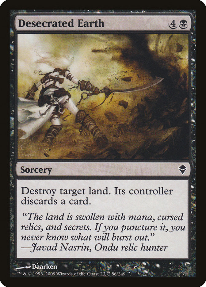 Desecrated Earth [Zendikar] - The Mythic Store | 24h Order Processing