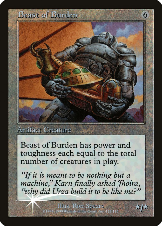 Beast of Burden (Misprinted) [Urza's Legacy Promos] - The Mythic Store | 24h Order Processing