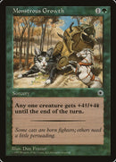 Monstrous Growth (With Flavor Text) [Portal] - The Mythic Store | 24h Order Processing