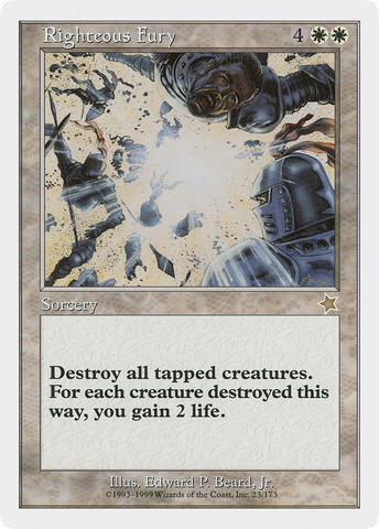 Righteous Fury [Starter 1999] - The Mythic Store | 24h Order Processing