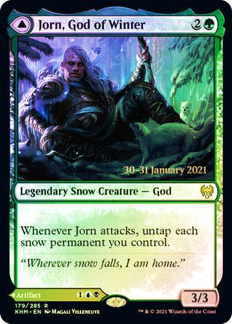 Jorn, God of Winter // Kaldring, the Rimestaff [Kaldheim Prerelease Promos] - The Mythic Store | 24h Order Processing