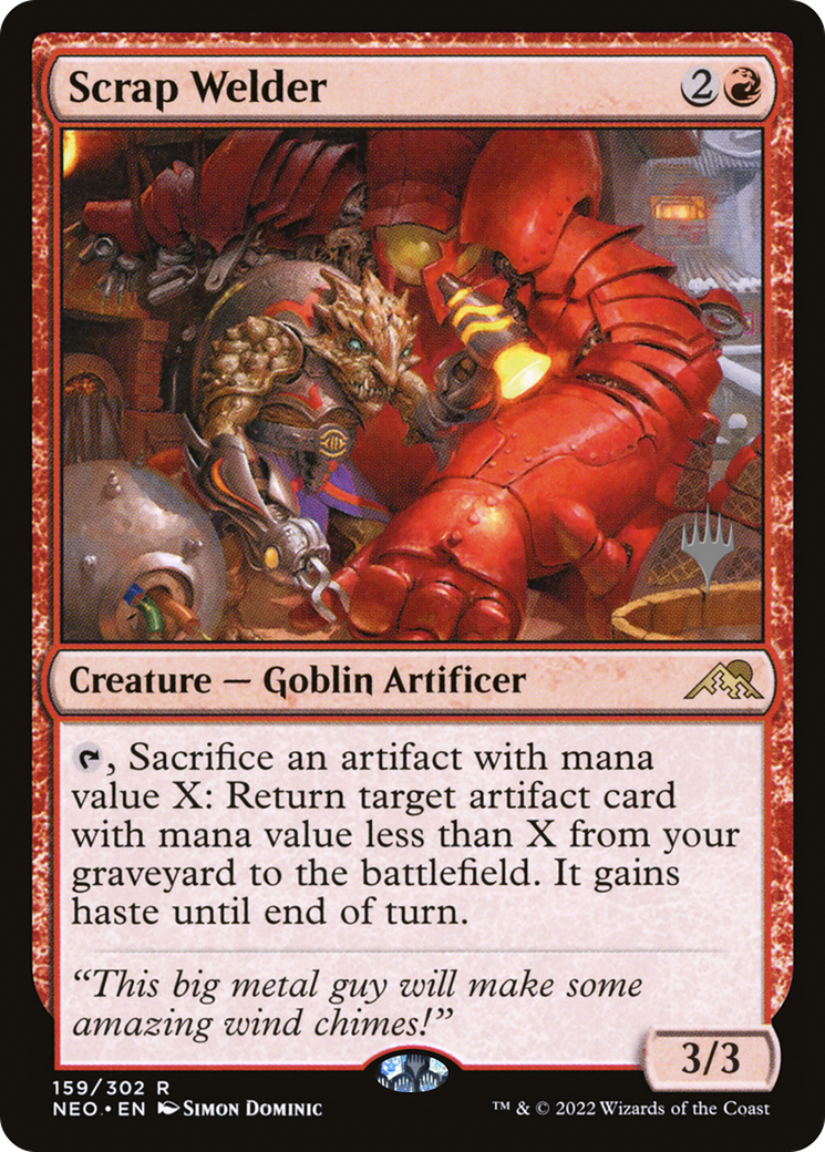 Scrap Welder (Promo Pack) [Kamigawa: Neon Dynasty Promos] - The Mythic Store | 24h Order Processing
