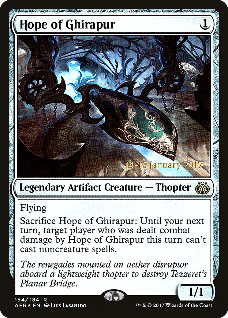 Hope of Ghirapur [Aether Revolt Prerelease Promos] - The Mythic Store | 24h Order Processing