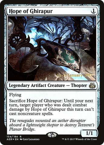 Hope of Ghirapur [Aether Revolt Prerelease Promos] - The Mythic Store | 24h Order Processing