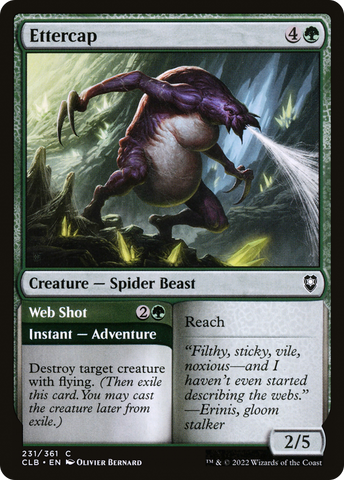 Ettercap // Web Shot [Commander Legends: Battle for Baldur's Gate] - The Mythic Store | 24h Order Processing