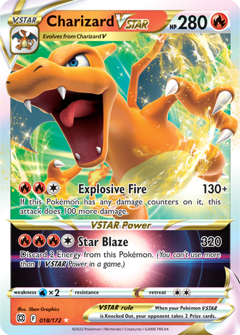 Charizard VSTAR (018/172) [Sword & Shield: Brilliant Stars] - The Mythic Store | 24h Order Processing