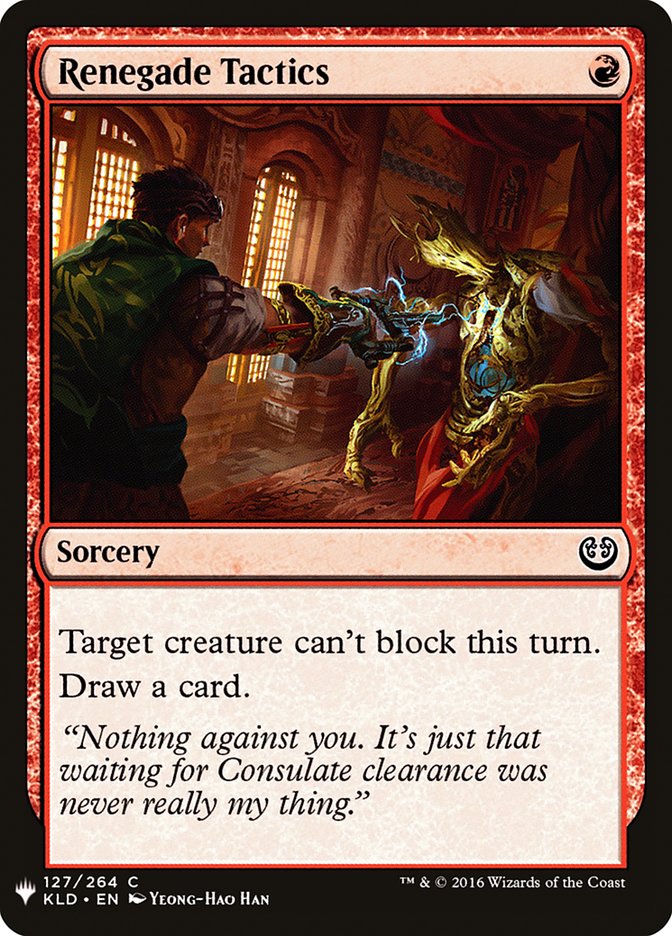 Renegade Tactics [Mystery Booster] - The Mythic Store | 24h Order Processing