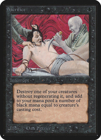 Sacrifice [Alpha Edition] - The Mythic Store | 24h Order Processing
