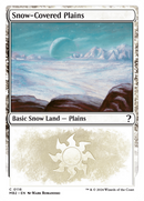 Snow-Covered Plains (White Border) [Mystery Booster 2] - The Mythic Store | 24h Order Processing