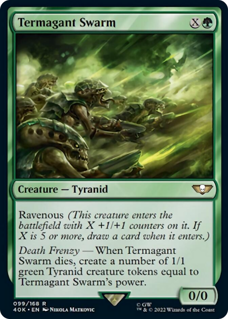 Termagant Swarm (Surge Foil) [Warhammer 40,000] - The Mythic Store | 24h Order Processing