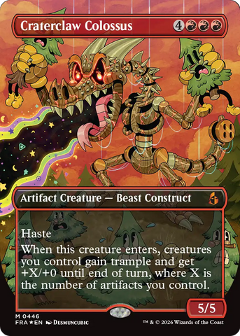Craterclaw Colossus (Borderless) (0446) [Reality Fracture] - The Mythic Store | 24h Order Processing