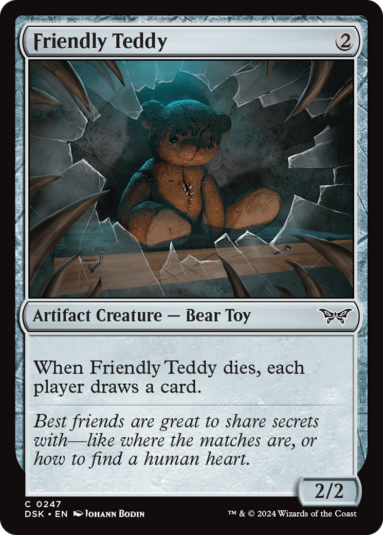 Friendly Teddy [Duskmourn: House of Horror] - The Mythic Store | 24h Order Processing