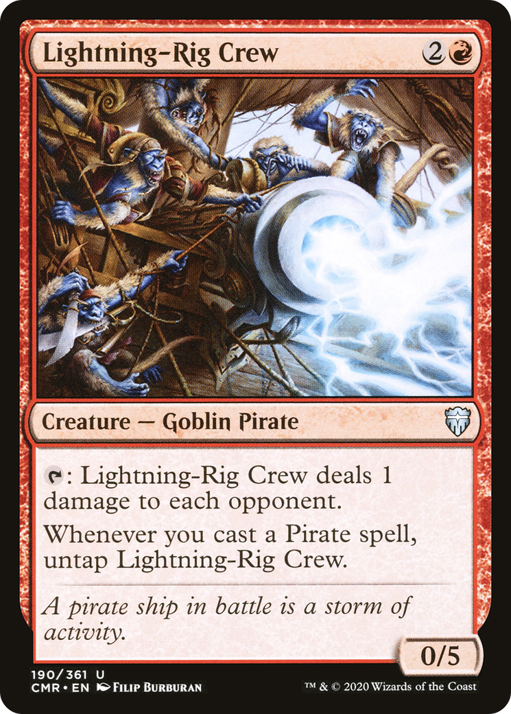 Lightning-Rig Crew [Commander Legends] - The Mythic Store | 24h Order Processing