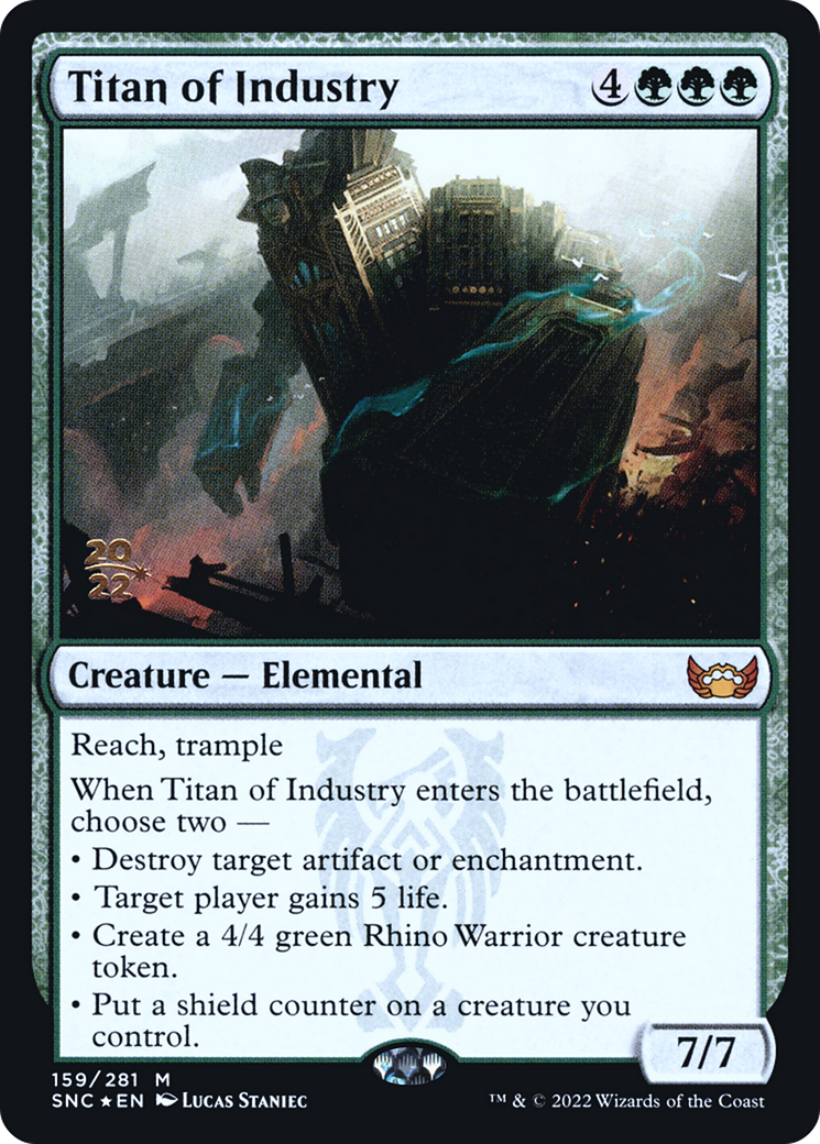 Titan of Industry [Streets of New Capenna Prerelease Promos] - The Mythic Store | 24h Order Processing