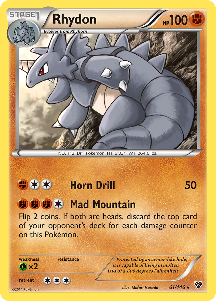 Rhydon (61/146) [XY: Base Set] - The Mythic Store | 24h Order Processing