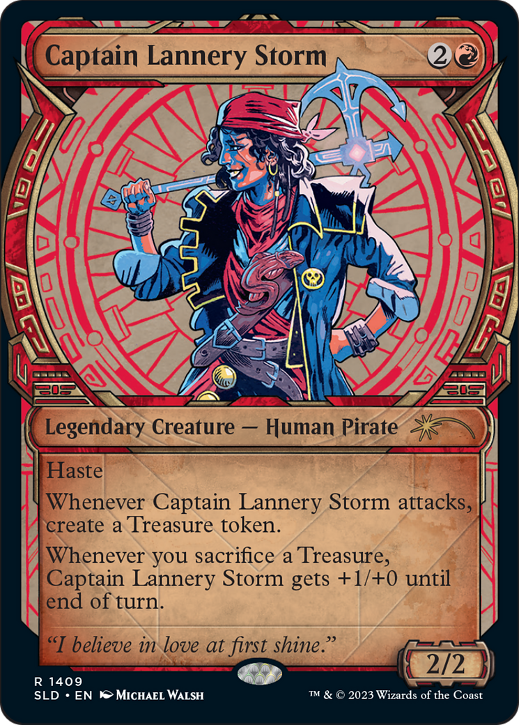 Captain Lannery Storm (Rainbow Foil) [Secret Lair Drop Series] - The Mythic Store | 24h Order Processing