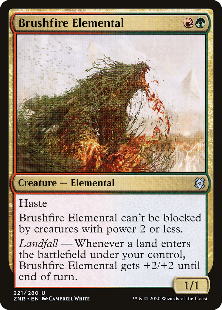 Brushfire Elemental [Zendikar Rising] - The Mythic Store | 24h Order Processing