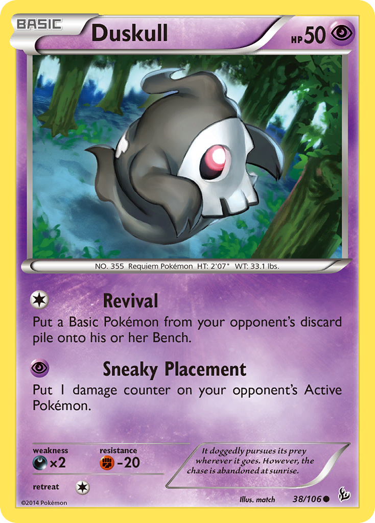Duskull (38/106) [XY: Flashfire] - The Mythic Store | 24h Order Processing
