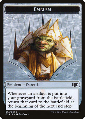 Daretti, Scrap Savant Emblem // Tuktuk the Returned Double-Sided Token [Commander 2014 Tokens] - The Mythic Store | 24h Order Processing