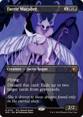 Faerie Macabre (Borderless) [Lorwyn Eclipsed Special Guests] - The Mythic Store | 24h Order Processing