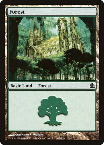 Forest (318) [Commander 2011] - The Mythic Store | 24h Order Processing