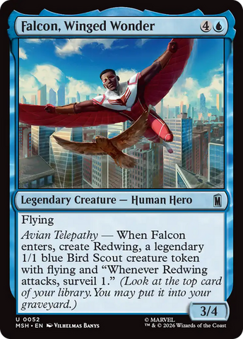 Falcon, Winged Wonder [Marvel Super Heroes] - The Mythic Store | 24h Order Processing