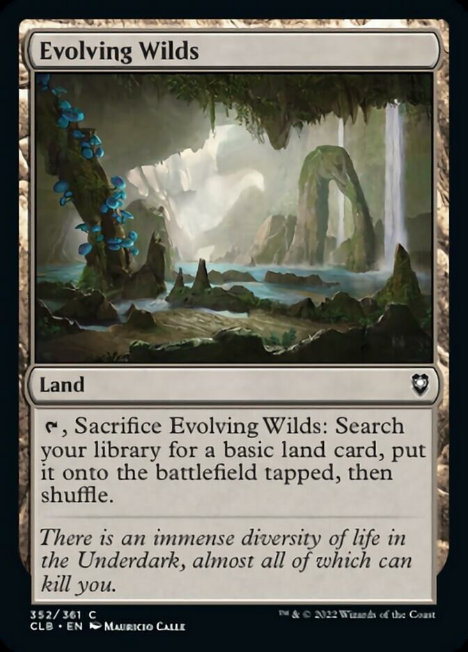 Evolving Wilds [Commander Legends: Battle for Baldur's Gate] - The Mythic Store | 24h Order Processing