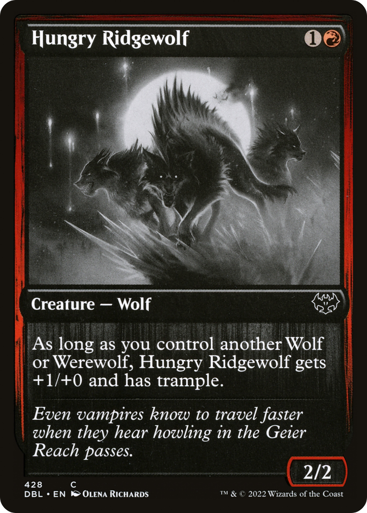Hungry Ridgewolf [Innistrad: Double Feature] - The Mythic Store | 24h Order Processing