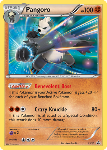 Pangoro (XY50) [XY: Black Star Promos] - The Mythic Store | 24h Order Processing
