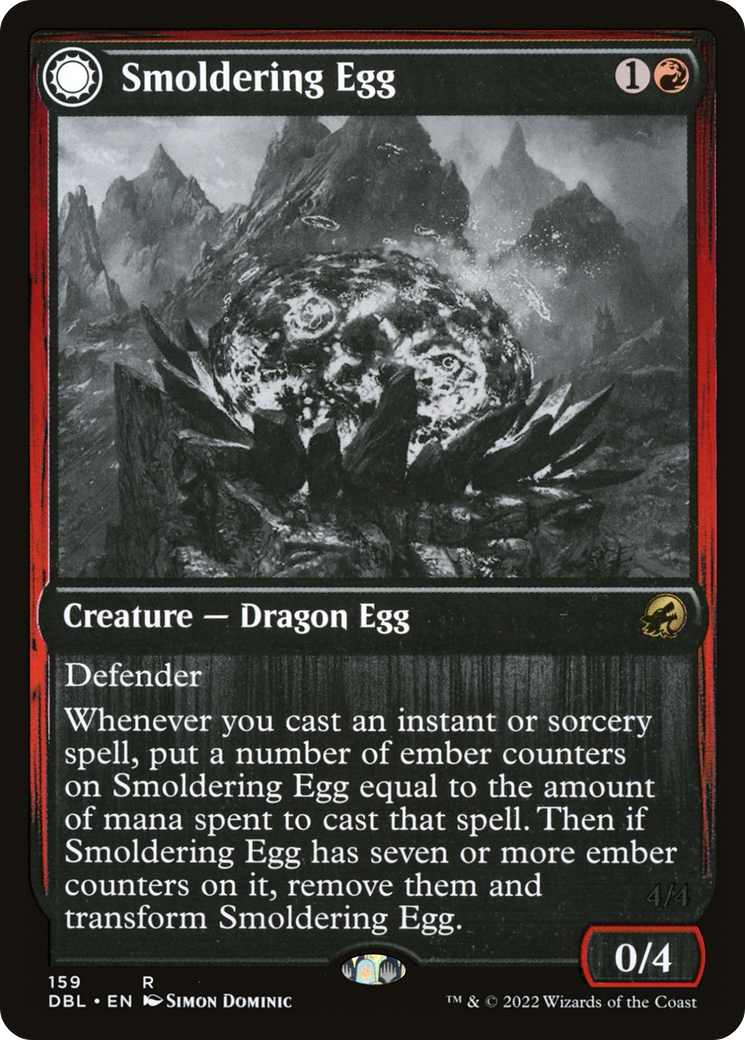 Smoldering Egg // Ashmouth Dragon [Innistrad: Double Feature] - The Mythic Store | 24h Order Processing