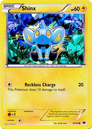 Shinx (43/99) (Cracked Ice Holo) (Blister Exclusive) [Black & White: Next Destinies] - The Mythic Store | 24h Order Processing