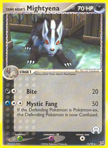 Team Aqua's Mightyena (15/95) [EX: Team Magma vs Team Aqua] - The Mythic Store | 24h Order Processing