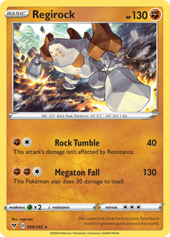 Regirock (089/185) [Sword & Shield: Vivid Voltage] - The Mythic Store | 24h Order Processing