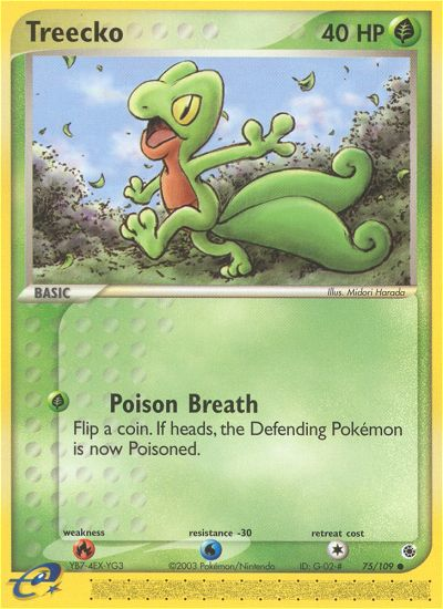 Treecko (75/109) [EX: Ruby & Sapphire] - The Mythic Store | 24h Order Processing