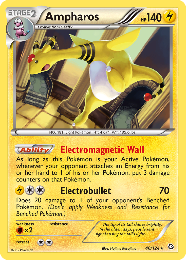 Ampharos (40/124) [Black & White: Dragons Exalted] - The Mythic Store | 24h Order Processing