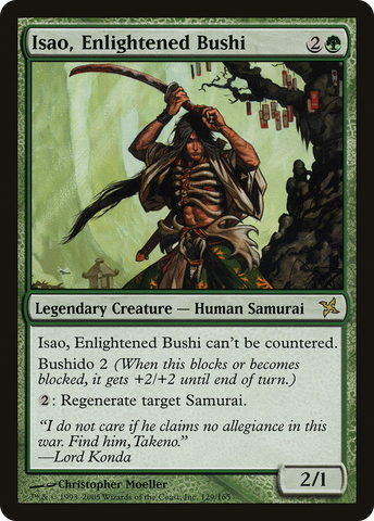 Isao, Enlightened Bushi [Betrayers of Kamigawa] - The Mythic Store | 24h Order Processing