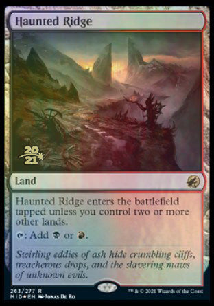 Haunted Ridge [Innistrad: Midnight Hunt Prerelease Promos] - The Mythic Store | 24h Order Processing
