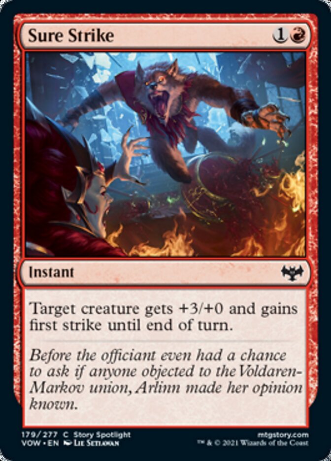 Sure Strike [Innistrad: Crimson Vow] - The Mythic Store | 24h Order Processing