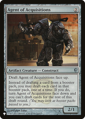 Agent of Acquisitions [The List] - The Mythic Store | 24h Order Processing