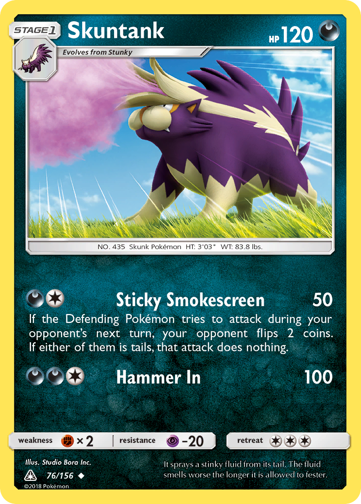 Skuntank (76/156) [Sun & Moon: Ultra Prism] - The Mythic Store | 24h Order Processing