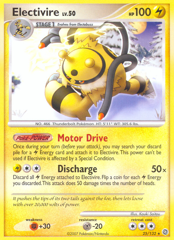 Electivire (25/132) [Diamond & Pearl: Secret Wonders] - The Mythic Store | 24h Order Processing